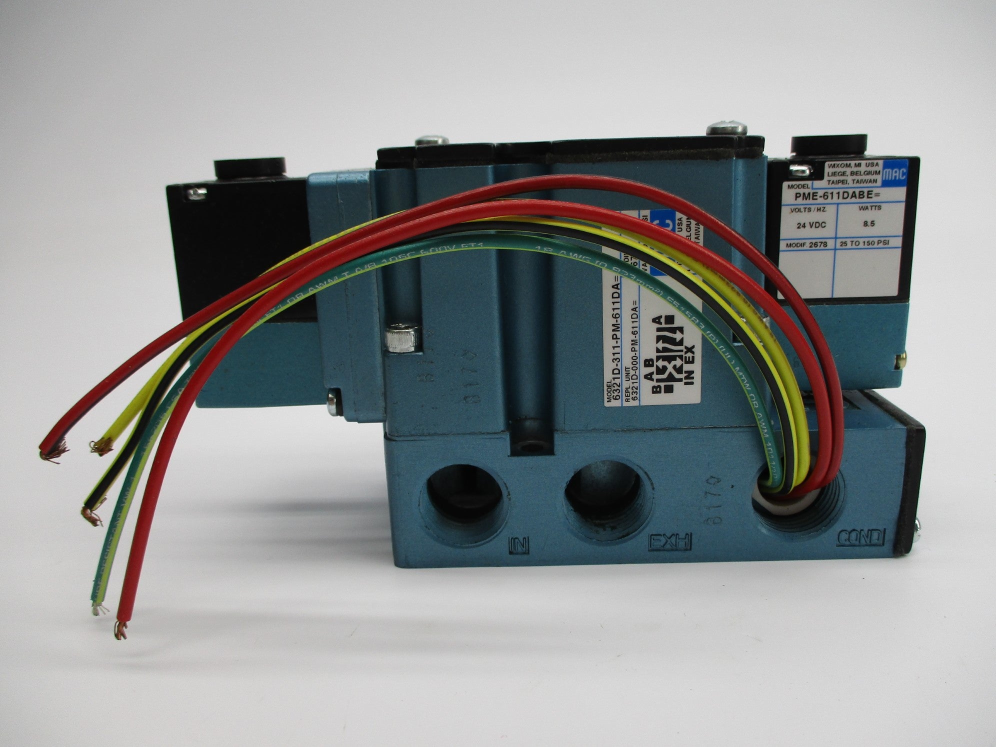 MAC 6321D-311-PM-611DA 150PSI 24VDC NSNP