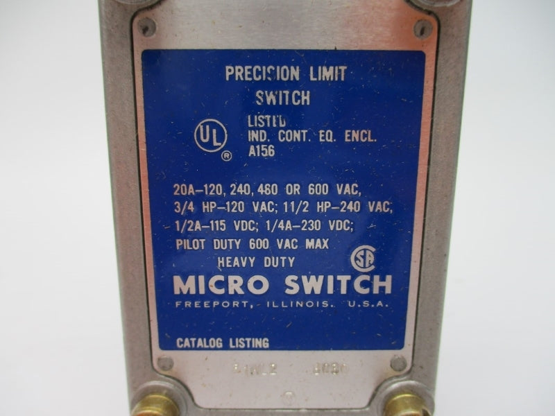 MICRO SWITCH 51ML2 600VAC 20A NSMP