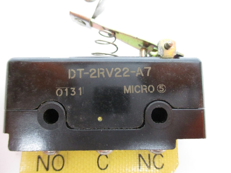 MICRO SWITCH DT-2RV22-A7 250VAC 10A NSNP