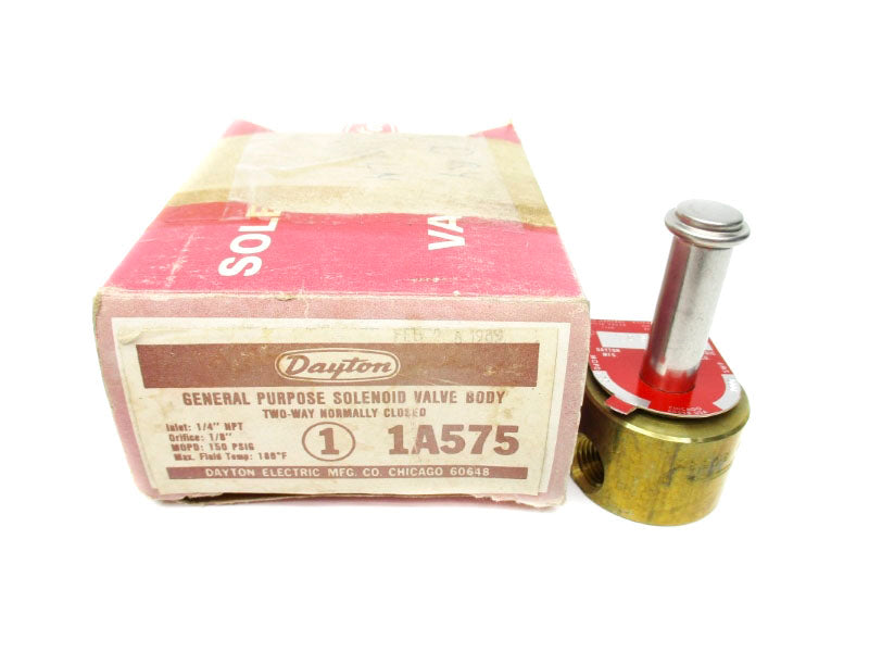 DAYTON ELECTRIC 1A575 150PSI 180'F 1/4" NSMP