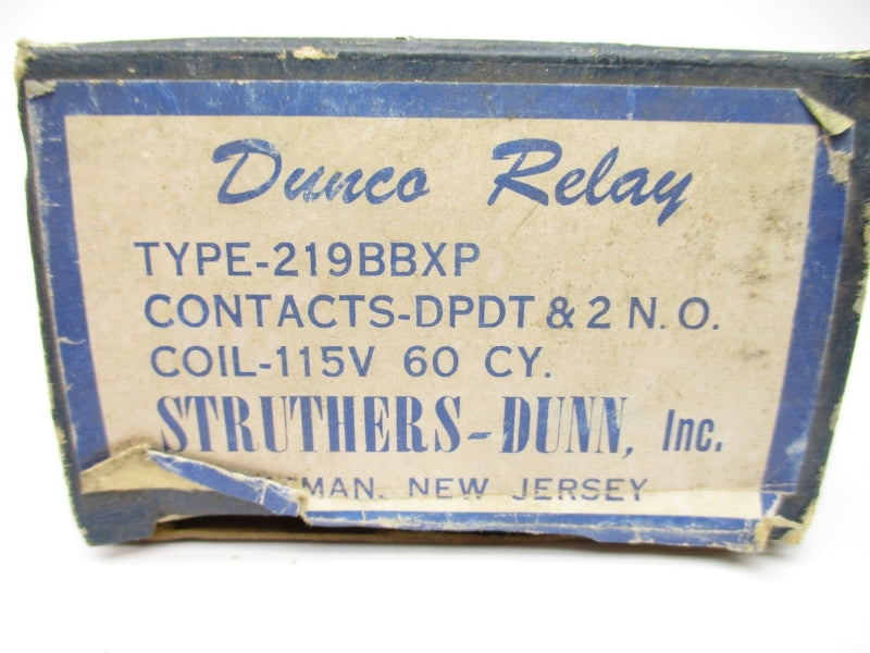 STRUTHERS-DUNN 219BBXP 115V NSMP