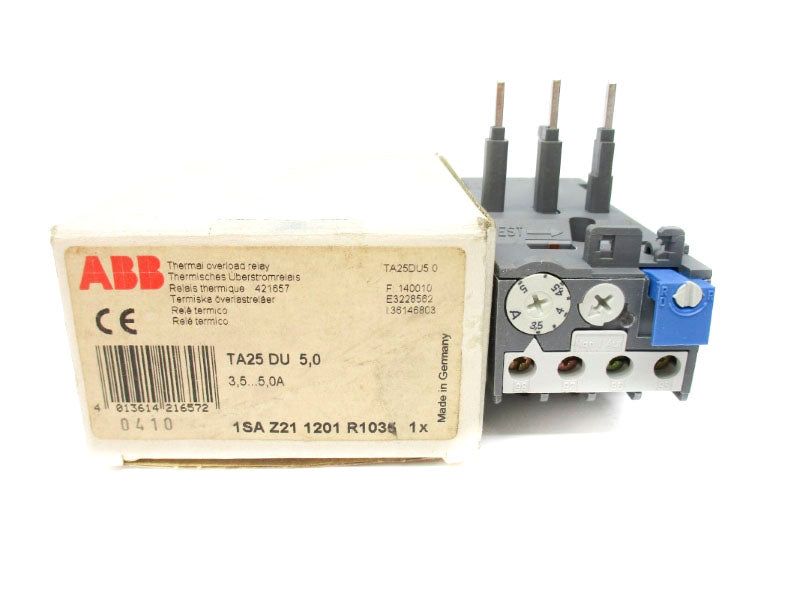 ABB 1SAZ211201R1035 TA25DU5,0 660/690V 3.5-5.0A NSMP