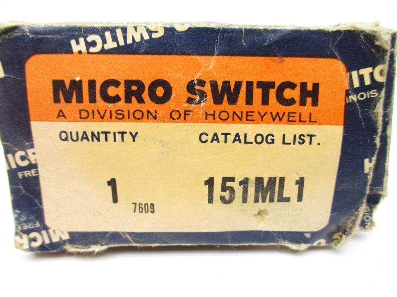 MICRO SWITCH 151ML1 (GREY) 600VAC 10A NSMP