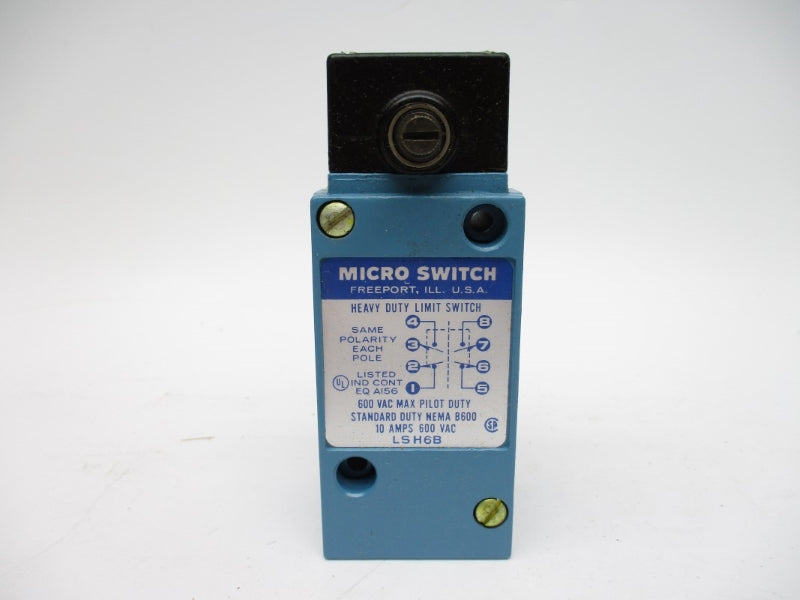 MICRO SWITCH LSH6B 600VAC 10A NSMP