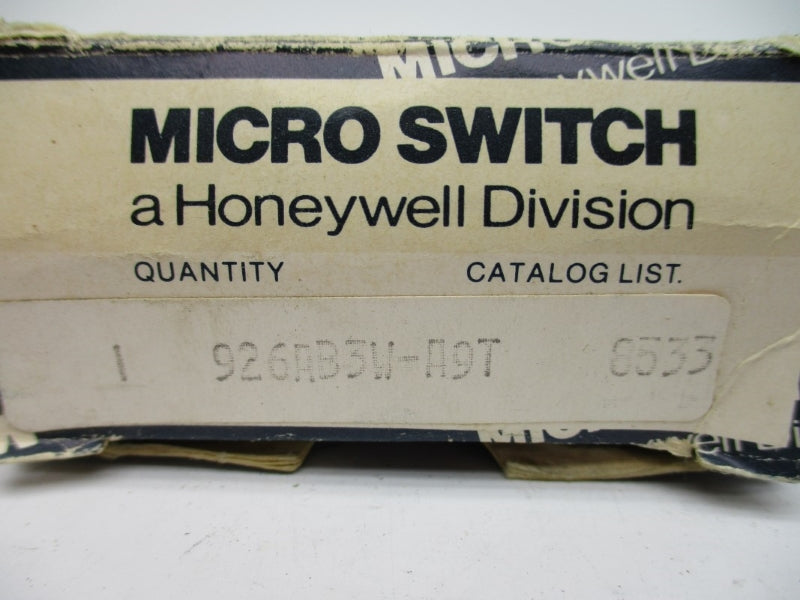 MICRO SWITCH 926AB3W-A9T NSMP