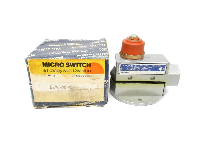 MICRO SWITCH BZV6-2RN34 600VAC 15A NSMP