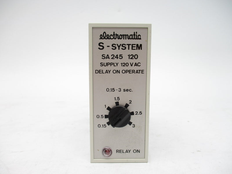 ELECTROMATIC SA245120 120VAC 5A 0.15-3S NSMP