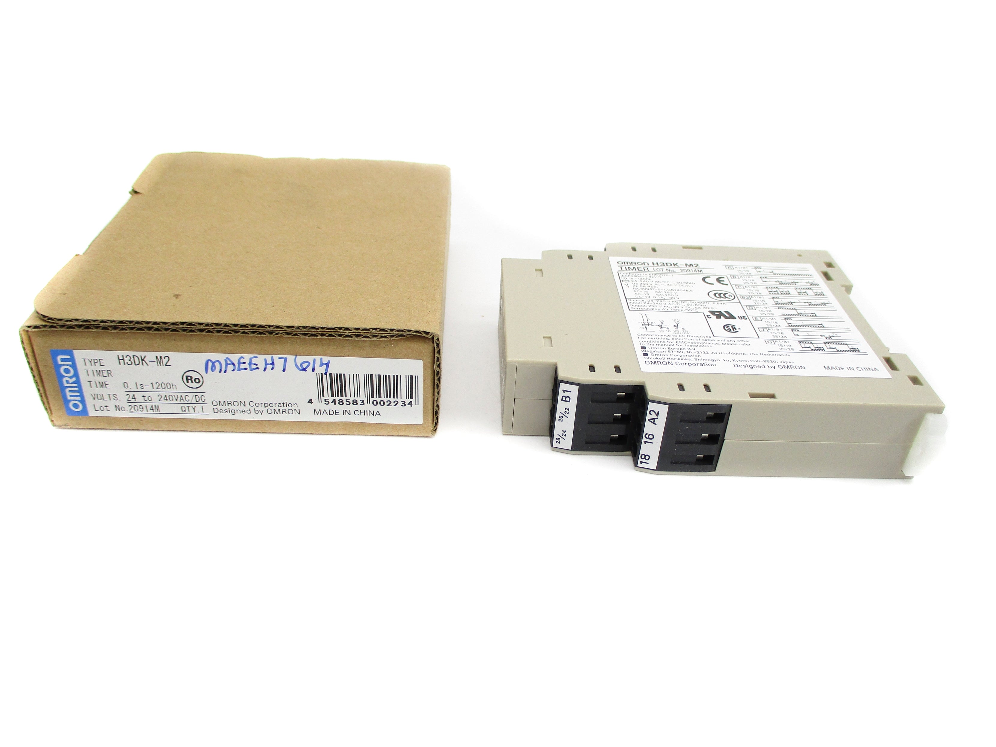 OMRON H3DK-M2 24-240VAC/DC 5A 0.1S-1200H  NSMP