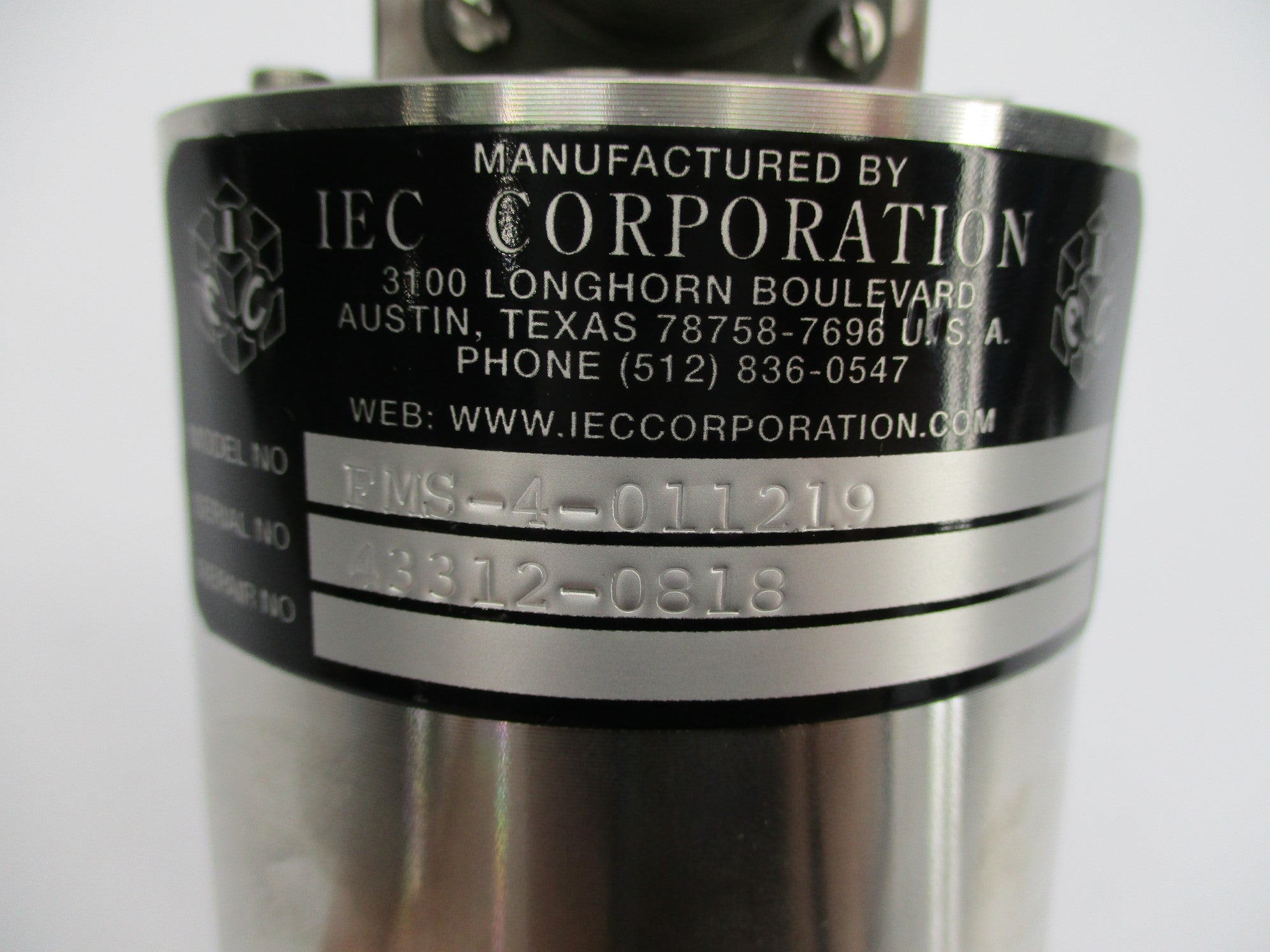 IEC CORPORATION FMS-4-011219 NSNP