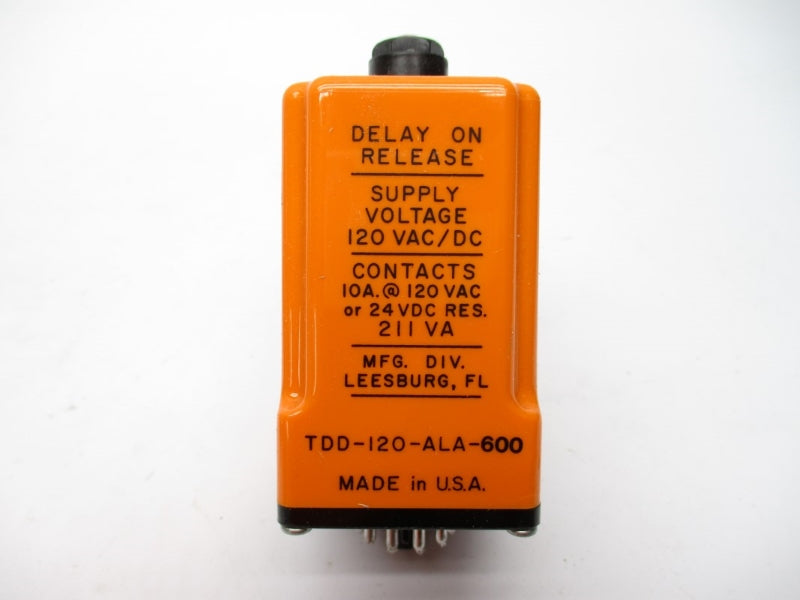 DIVERSIFIED ELECTRONICS TDD-120-ALA-600 120VAC/DC 10A 6-600S NSMP