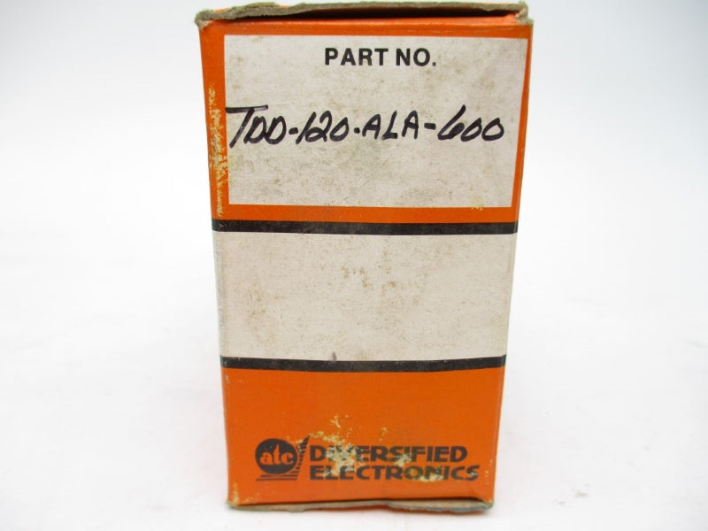 DIVERSIFIED ELECTRONICS TDD-120-ALA-600 120VAC/DC 10A 6-600S NSMP