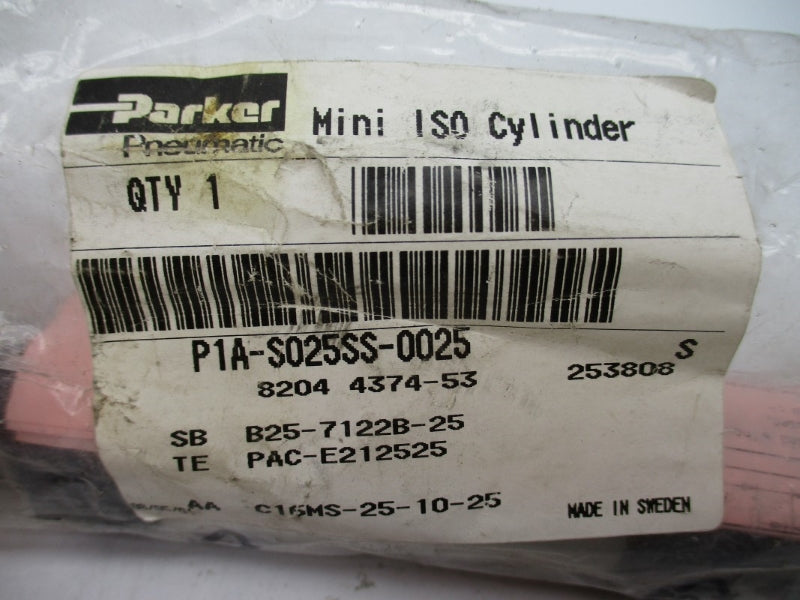 PARKER P1A-S025SS-0025 NSMP