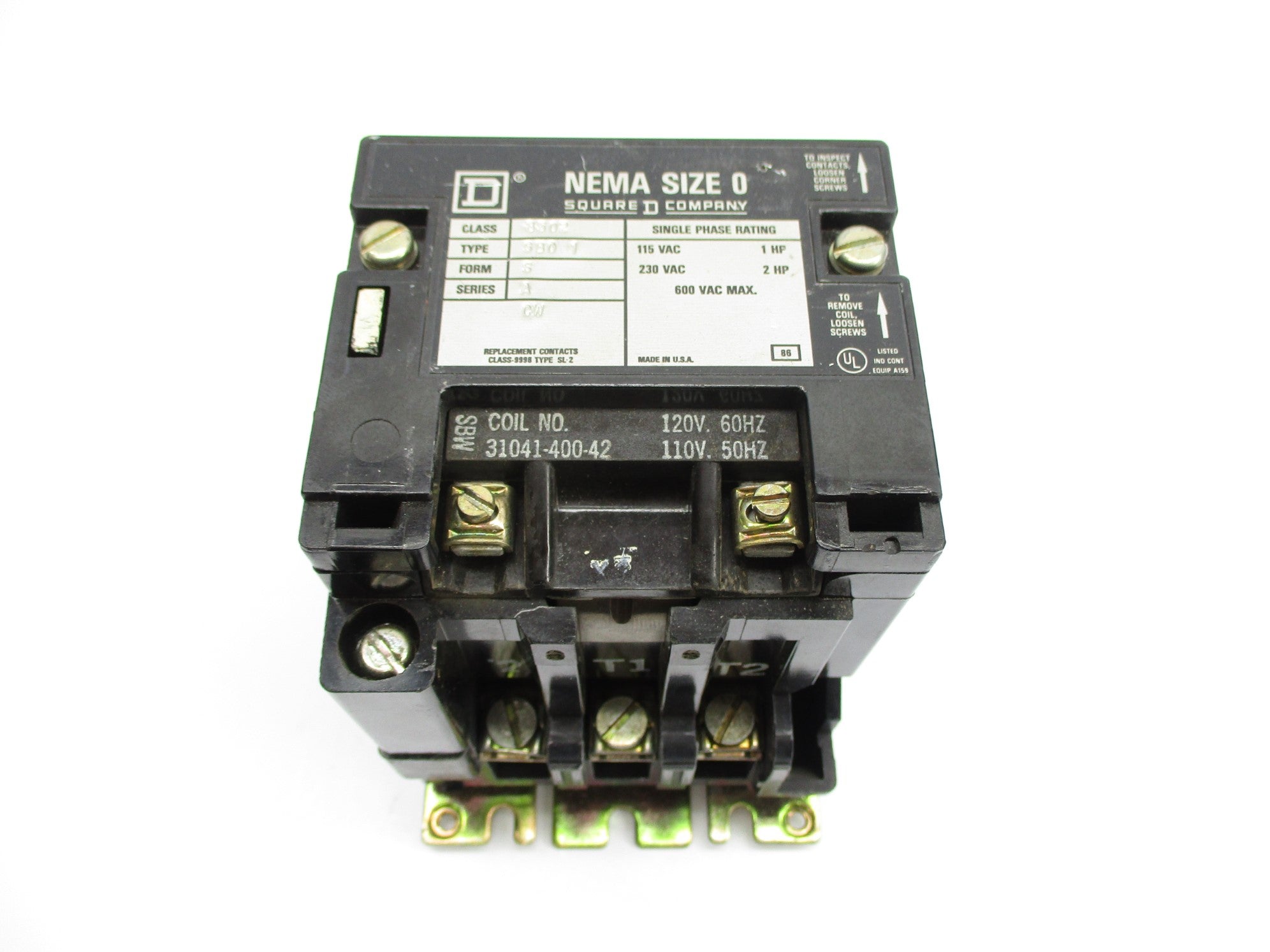 SQUARE D 8502SBO1 SER. A NSNP
