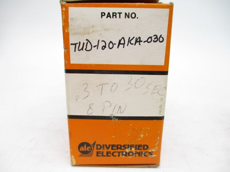 DIVERSIFIED ELECTRONICS TUD-120-AKA-030 120VAC/DC 10A 0.3-30S NSMP