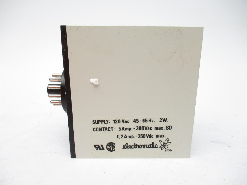 ELECTROMATIC SB225115 115VAC 5A 30-600S NSMP