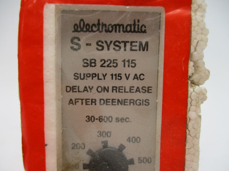 ELECTROMATIC SB225115 115VAC 5A 30-600S NSMP