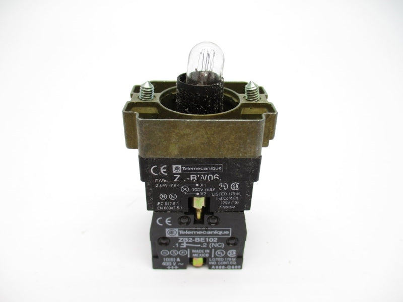 TELEMECANIQUE ZB2BW065-120V 400V 10A NSMP