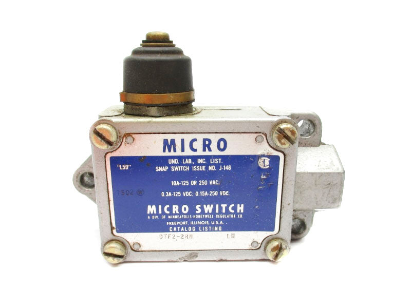 MICRO SWITCH DTF2-2RN-LH 250VAC 10A UNMP