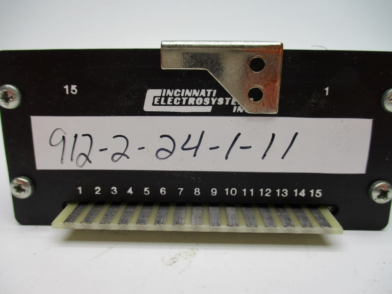 CINCINNATI ELECTROSYSTEMS MODEL 912 912-2-24-1-11 24VDC UNMP