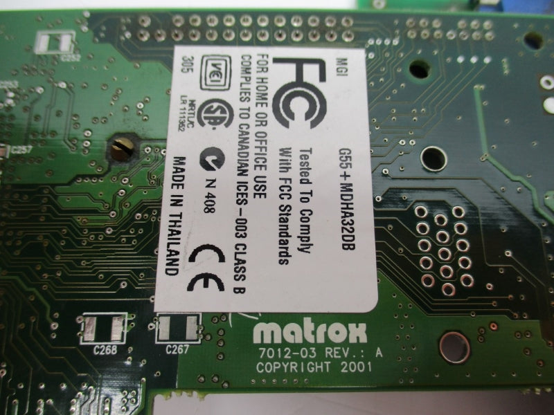 MATROX 7012-03 REV. A UNMP