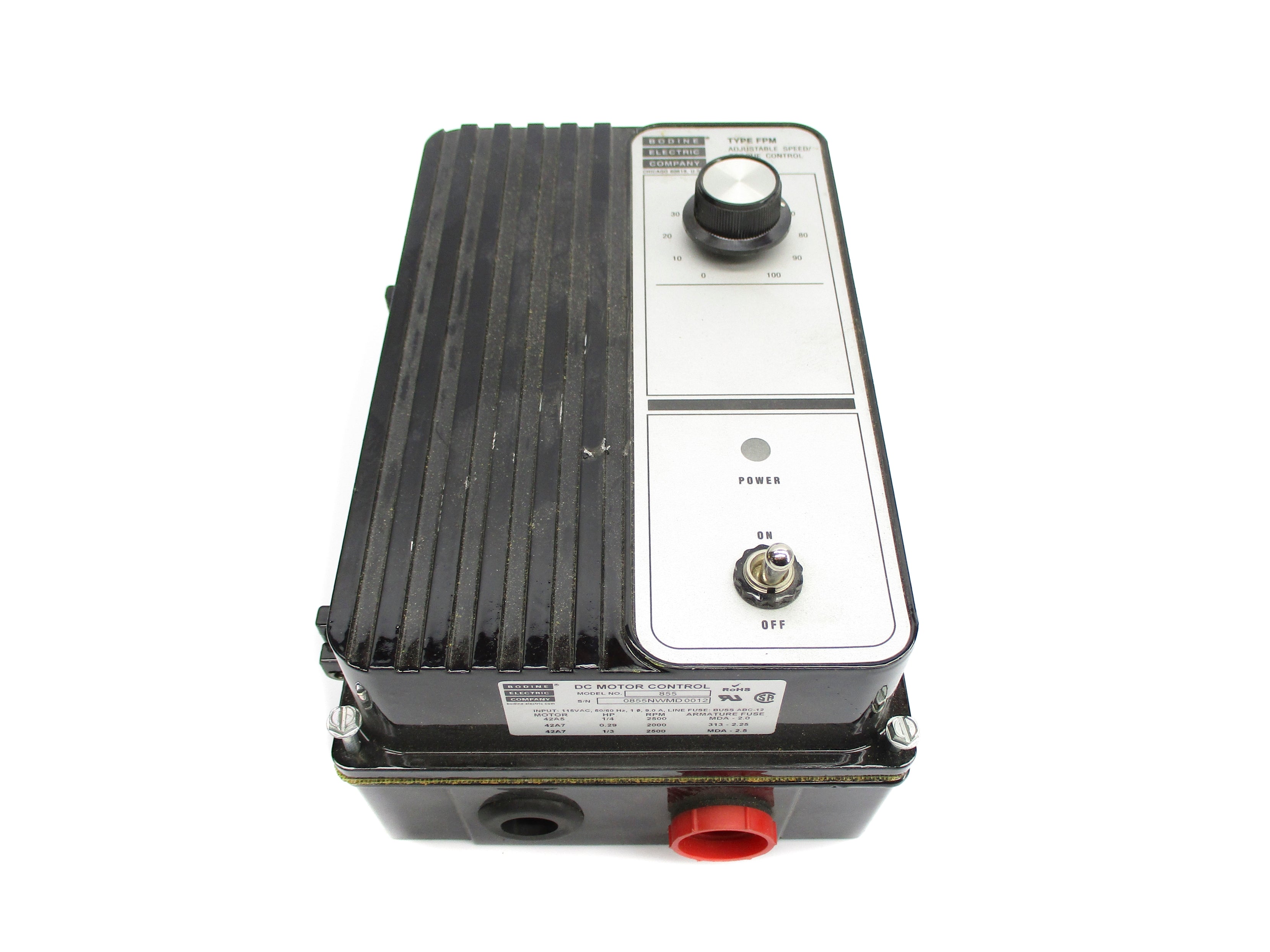 BODINE ELECTRIC 855 115VAC 9.0A NSNP