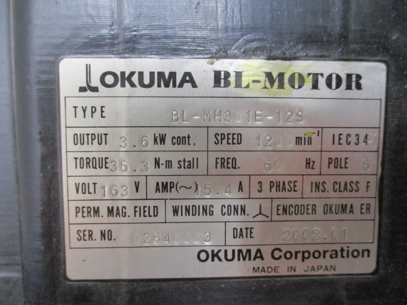 OKUMA BL-MH301E-12S 163V 15.4A NSNP