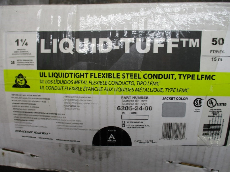 LIQUID-TUFF 6205-24-00 1-1/4" 50FT NSFS