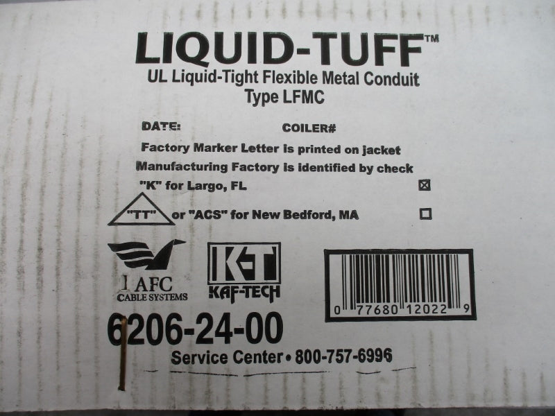 LIQUID-TUFF 6206-24-00 1-1/2" 50FT NSFS
