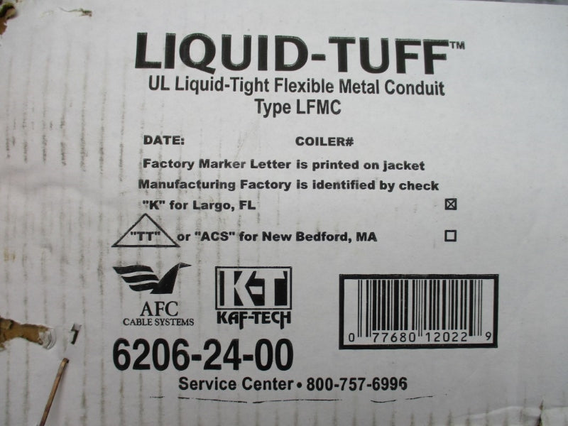 LIQUID-TUFF 6206-24-00 1-1/2" 50FT NSMP