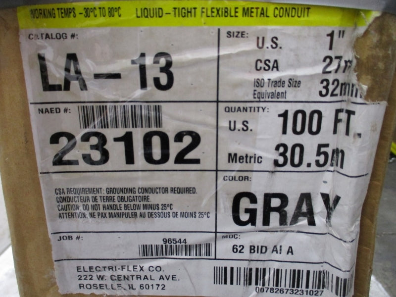 ELECTRI-FLEX LIQUATITE LA-13 1" 100FT NSMP