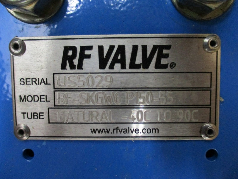 RF VALVE RF-SKGW6P150-55 PAME6NE9BCK2Z 150PSI NSMP