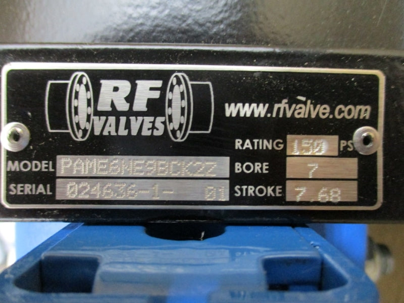 RF VALVE RF-SKGW6P150-55 PAME6NE9BCK2Z 150PSI NSMP