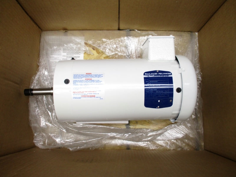 BALDOR 3 HP 285Q/2450 WASHDOWN MOTOR 35E4004Q130G1 190/380//230/460V 8.6/4.3//7/3.5A NSMP