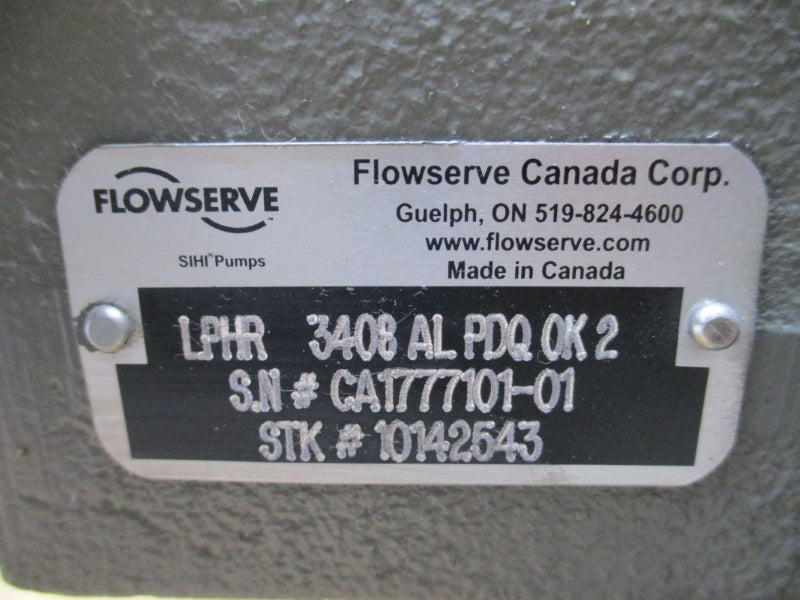 FLOWSERVE LPHR3408ALPDQOK2 10142543 NSNP