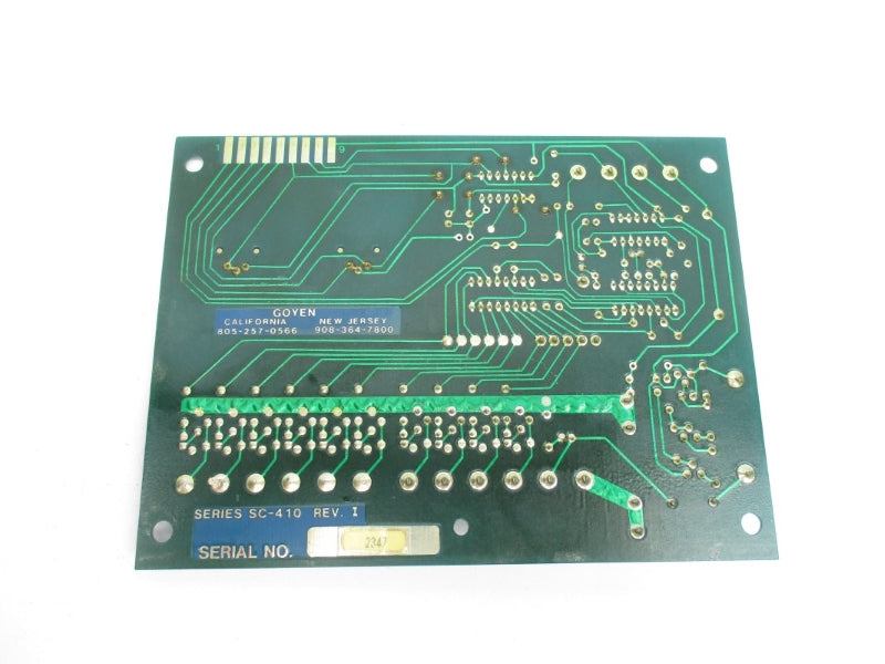 GOYEN TBC04 SERIES SC-410 REV. I 240VAC UNMP