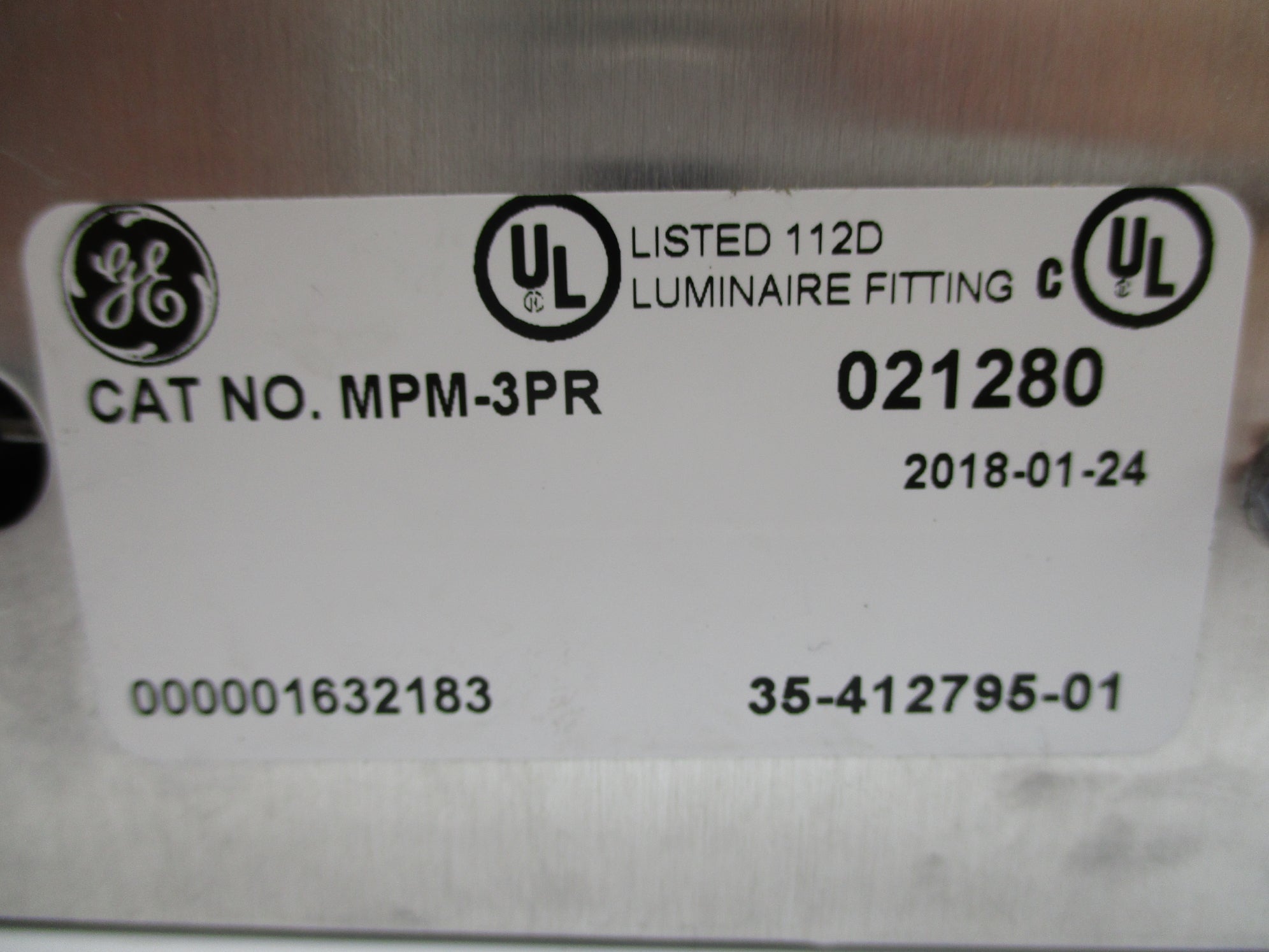 GENERAL ELECTRIC MPM-3PR NSMP