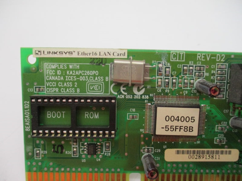LINKSYS 8EAISA01.1D2 UNMP