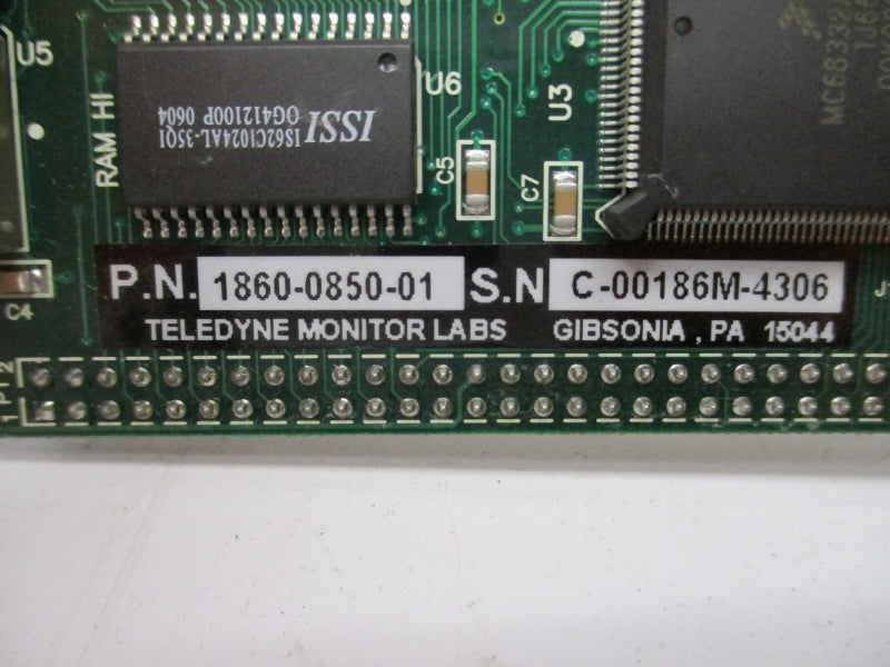 TELEDYNE MONITOR LABS 1860-0850-01 UNMP