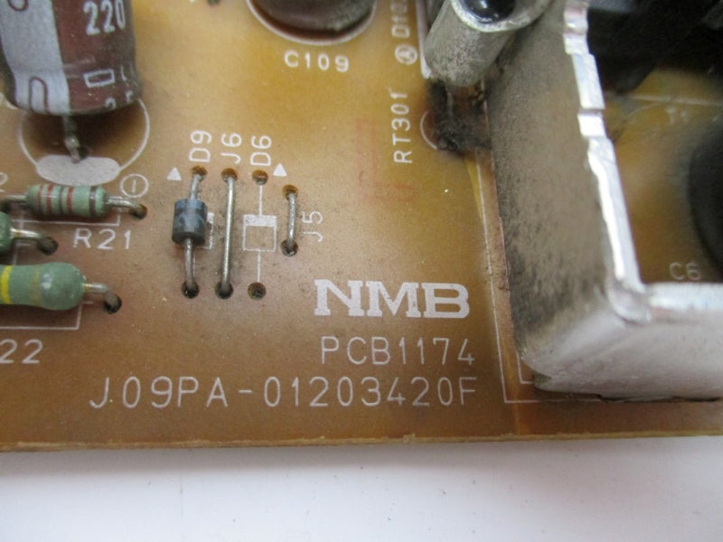 NMB PCB1174 J09PA-01203420F UNMP