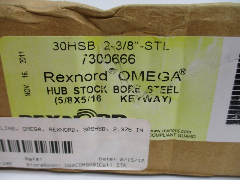 REXNORD 7300666 30HSB 2-3/8"-STL NSMP