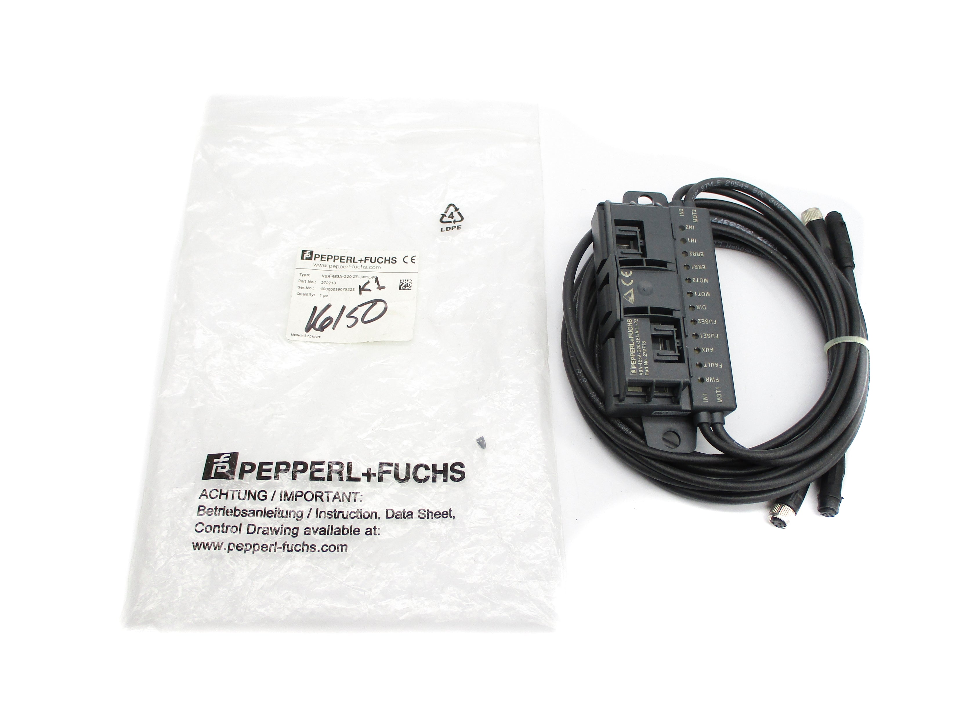 PEPPERL+FUCHS VBA-4E3A-G20-ZEL/M1L-P2 NSMP