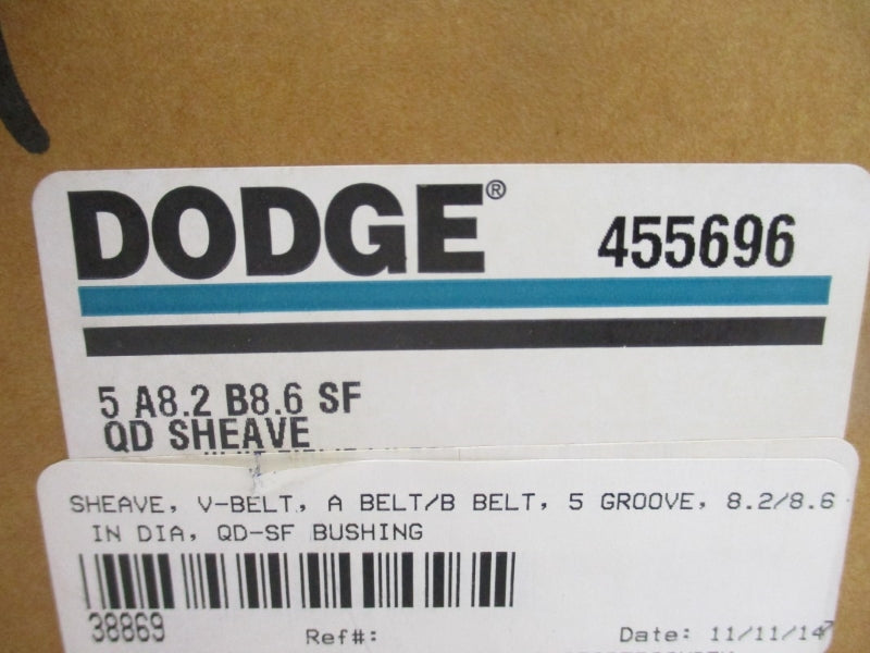 DODGE 5A8.2B8.6SF 455696 NSFS