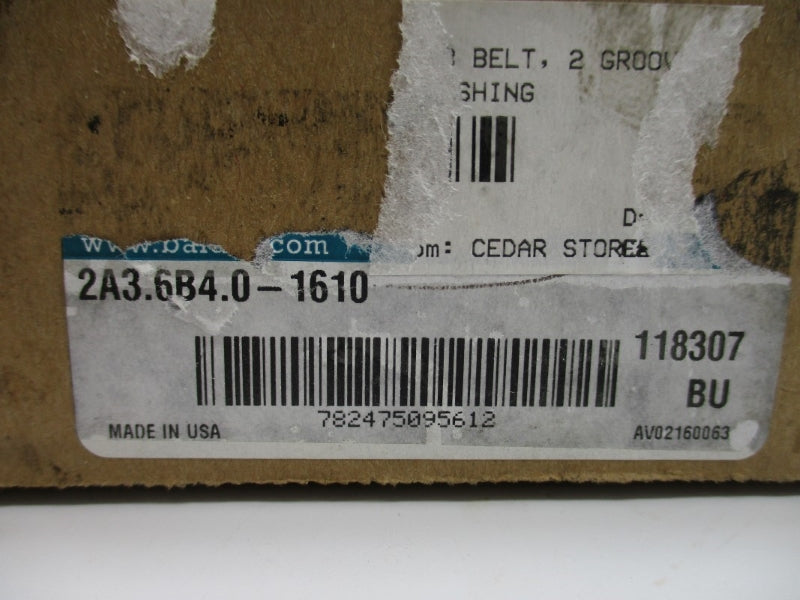 BALDOR DODGE 118307 2A3.6B4.0-1610 NSFS