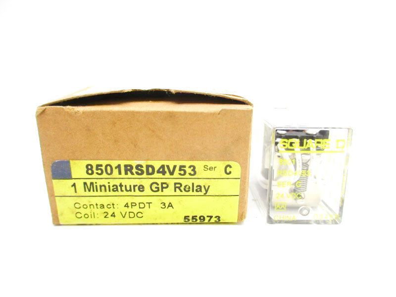 SQUARE D 8501RSD4V53 SER. C 24VDC 3A NSMP