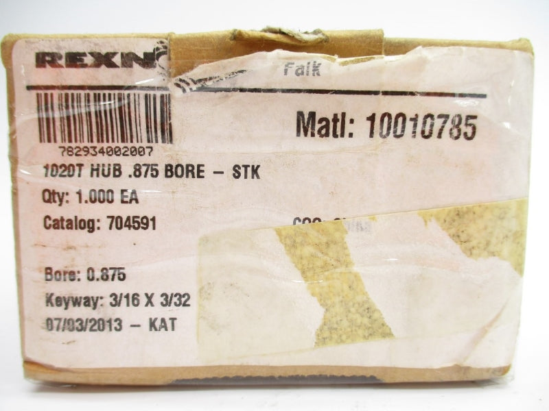 REXNORD 704591 10010785 1020T .875" NSMP