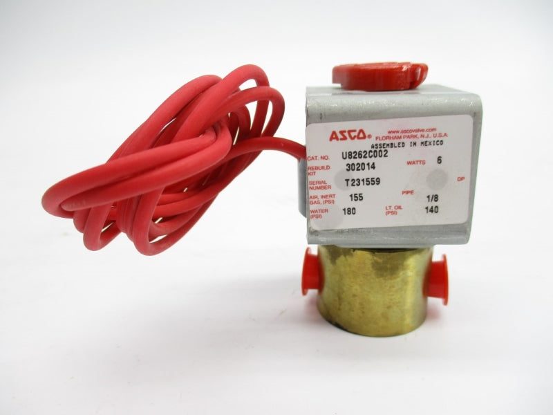 ASCO U8262C002 110/120V 140-180PSI 1/8" NSMP