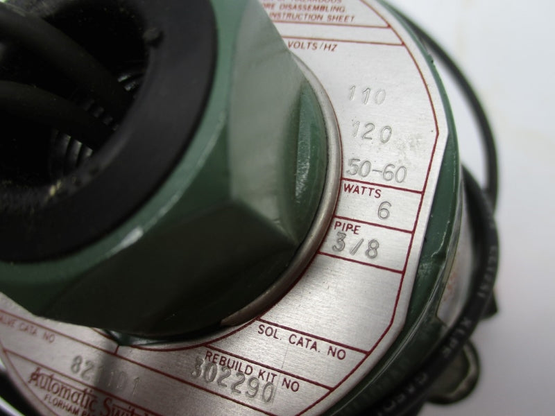 ASCO 8211D1 110/120V 5-200PSI 3/8" NSMP