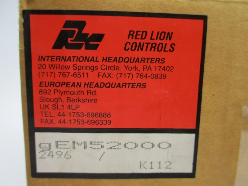 RED LION CONTROLS GEM52000 115VAC NSMP