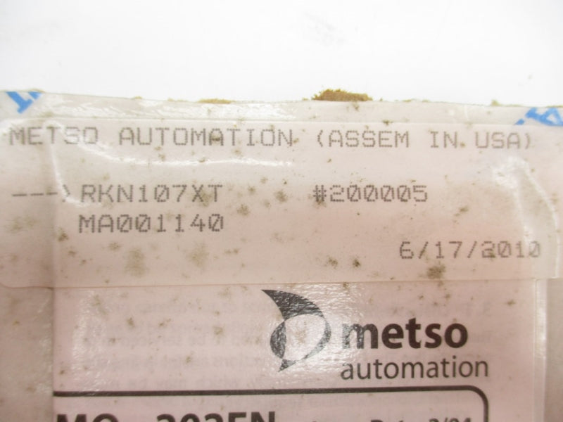 METSO AUTOMATION RKN107XT NSMP
