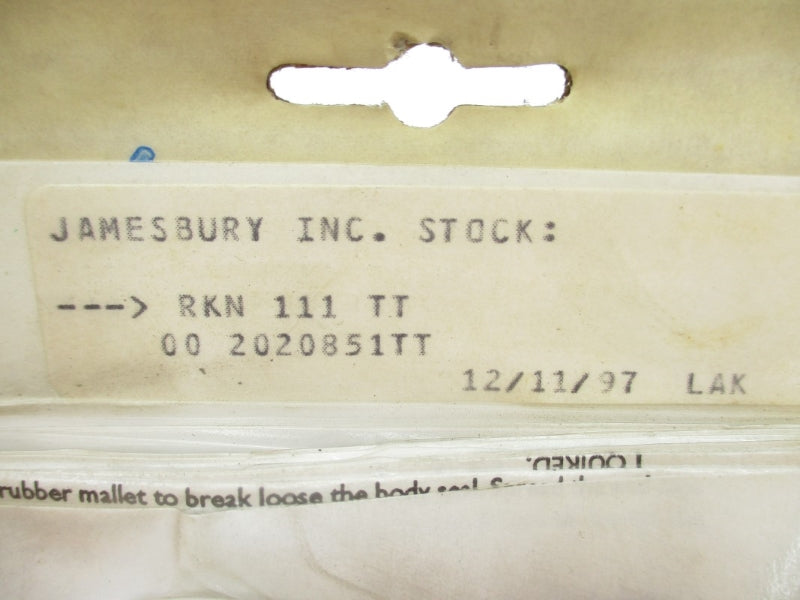 JAMESBURY RKN111TT NSMP
